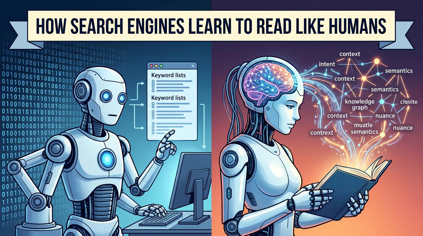 How Search Engines Learnt to Read Like Humans