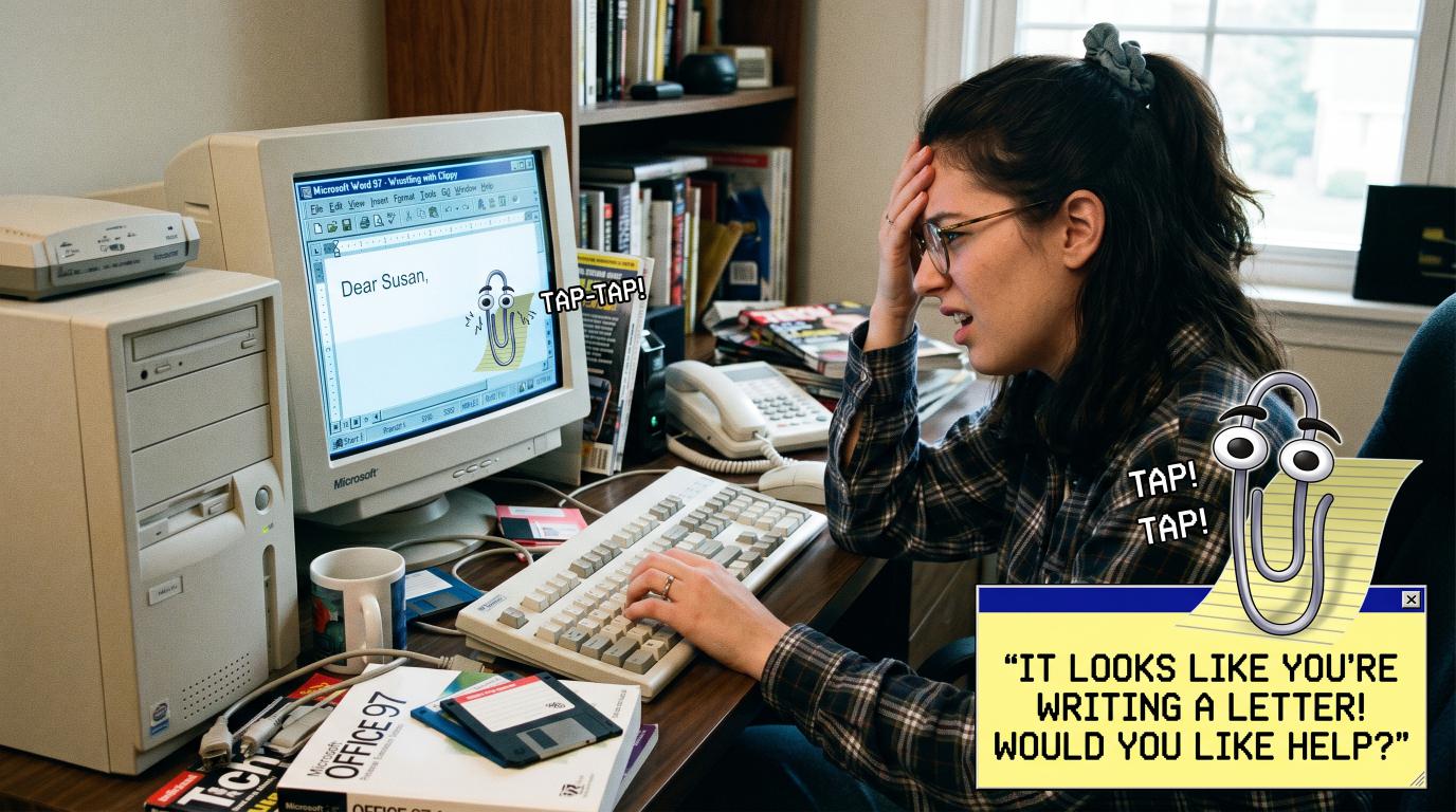 Wrestling with Clippy in Early Microsoft Office