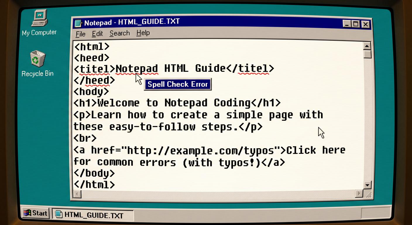 Writing Your First Site in Notepad