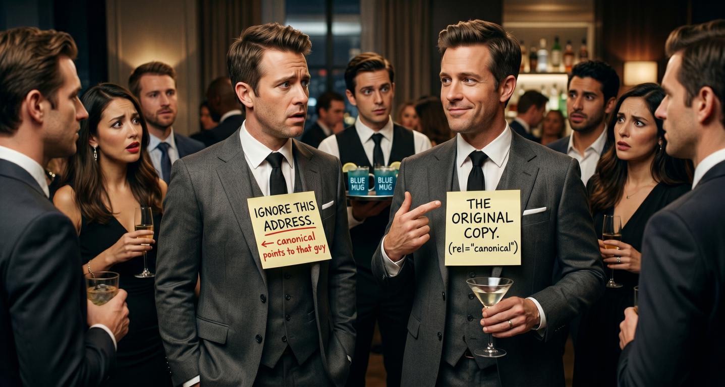 The Canonical Doppelgänger Dilemma: How to Tell Google Which Page is the Original