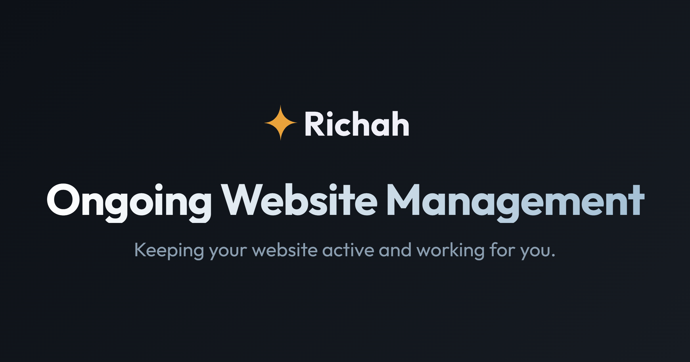 Ongoing Website Management Prices