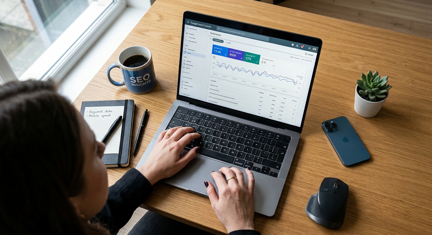The Search Console 'Page' report that tells you which URLs are competing with each other