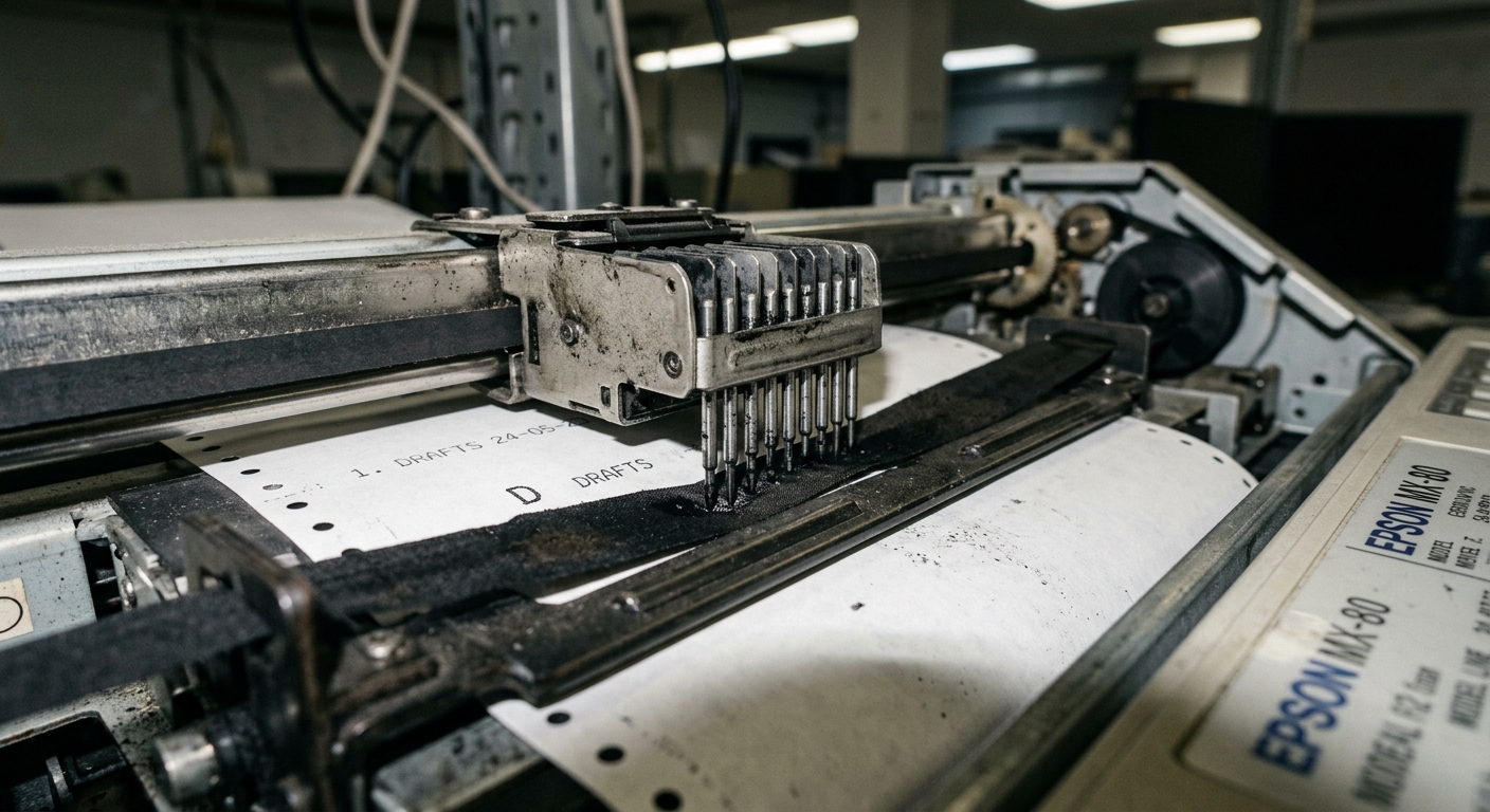 why dot matrix printers refuse to die