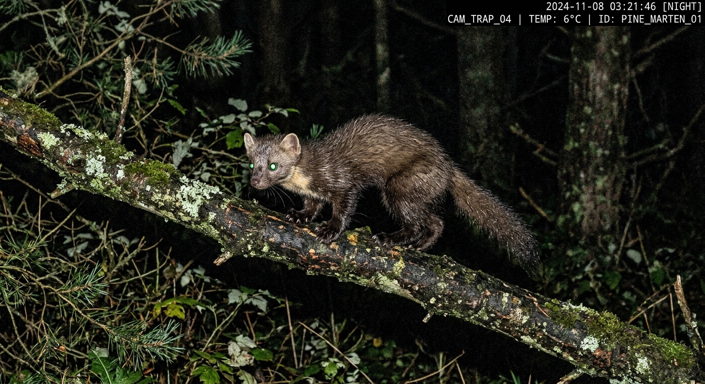 The Pine Marten Return Problem: When a Mammal Recolonises and Nobody Notices