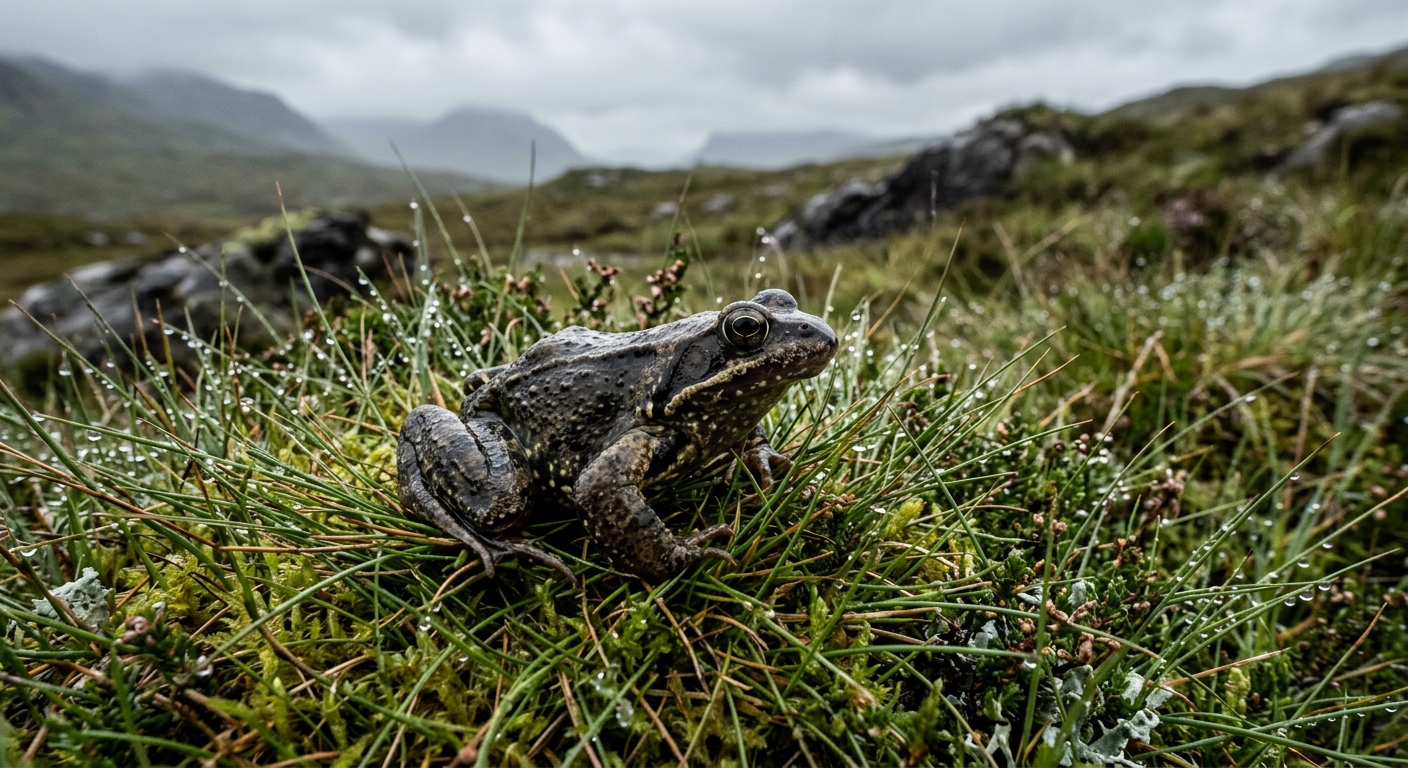 The Common Frog Altitude Limit: When Amphibians Spawn at 600 Metres