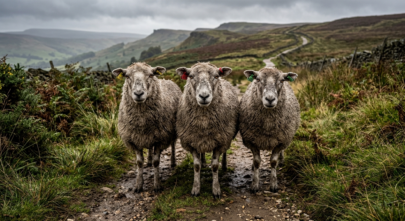 Why Sheep Stand in the Middle of Your Path (And What They're Actually Thinking)