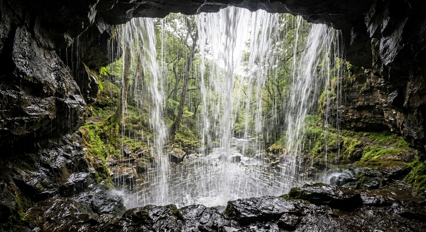 The Welsh Waterfall Behind the Batcave