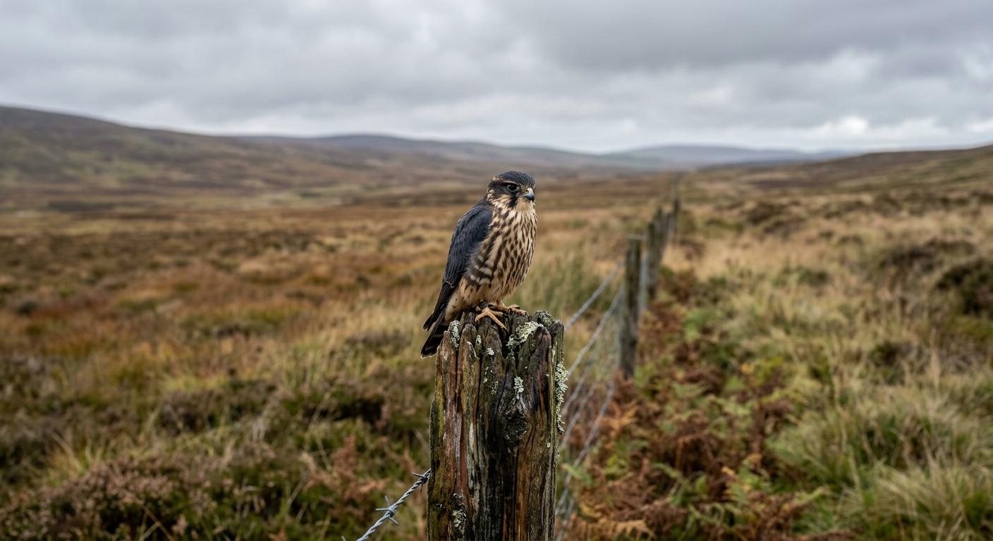 The Merlin: Britain's Smallest Raptor Hunts Like a Feathered Missile