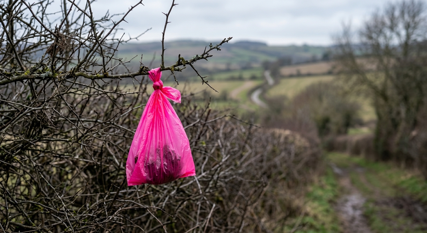 No bin? Take it home: why dog poo bags belong in your pocket, not a hedge