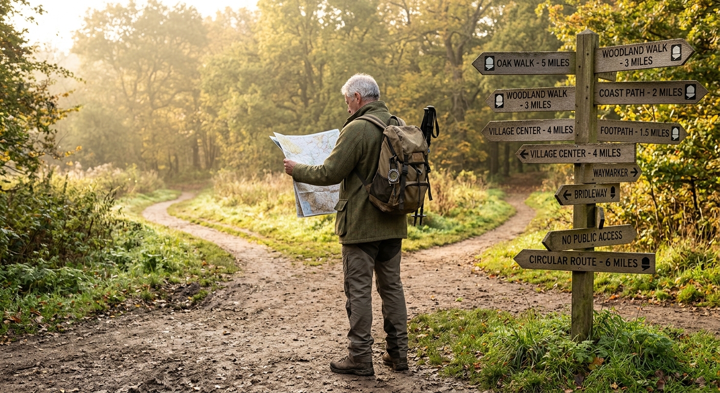 What the acorn waymark actually means
