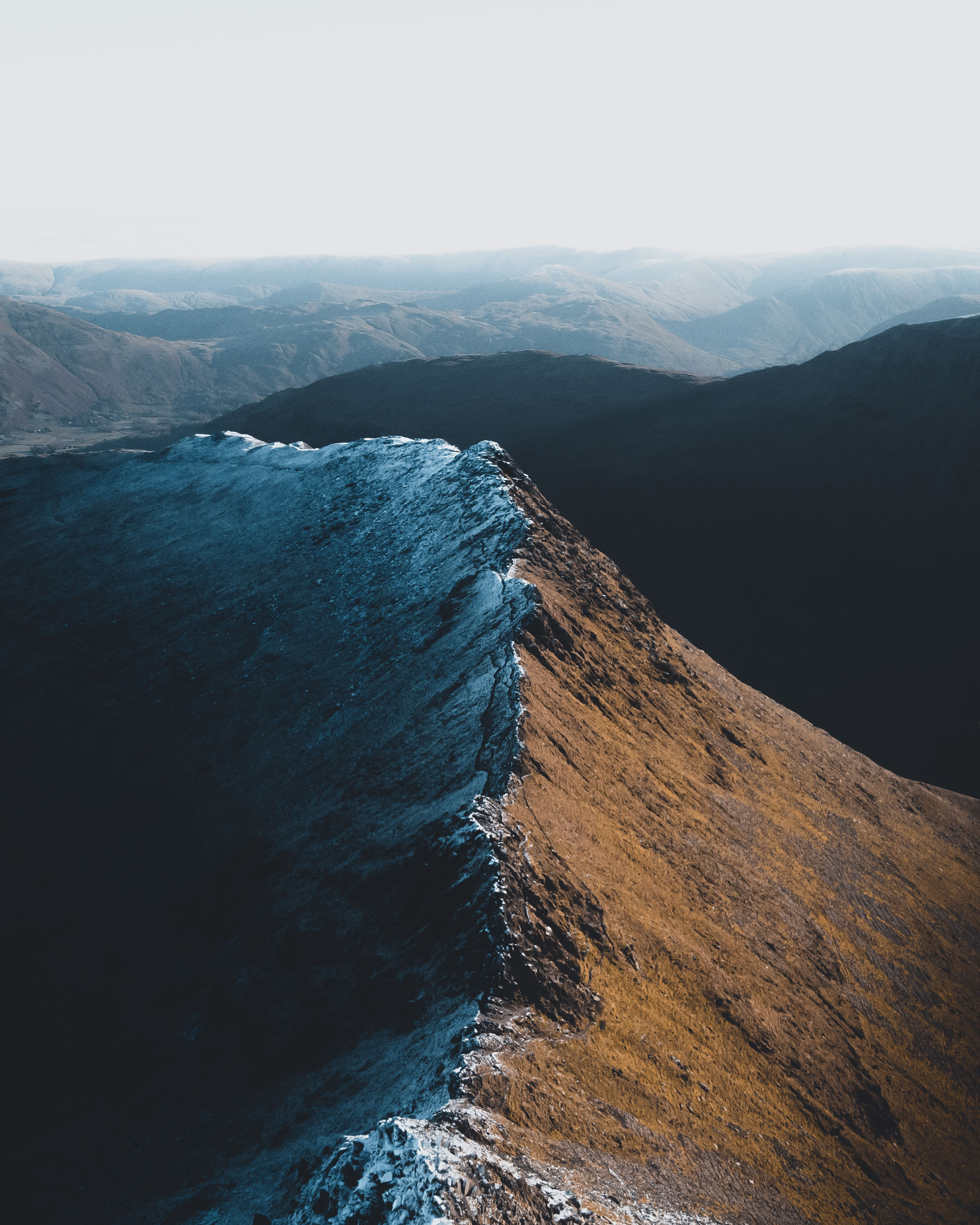 Helvellyn via Striding Edge, Swirral Edge and Catstye Cam